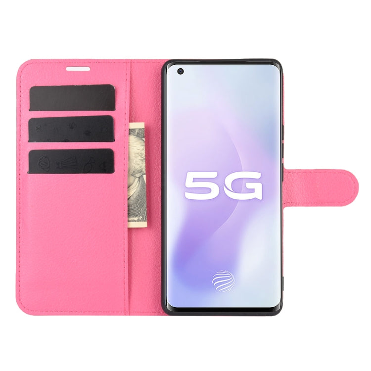 For Vivo X50 Pro+ Litchi Texture Horizontal Flip Protective Case with Holder & Card Slots & Wallet