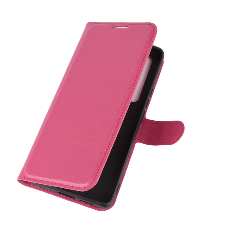 For Vivo X50 Pro+ Litchi Texture Horizontal Flip Protective Case with Holder & Card Slots & Wallet