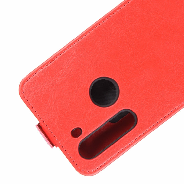 For Motorola One Fusion R64 Texture Single Vertical Flip Leather Protective Case with Card Slots & Photo Frame