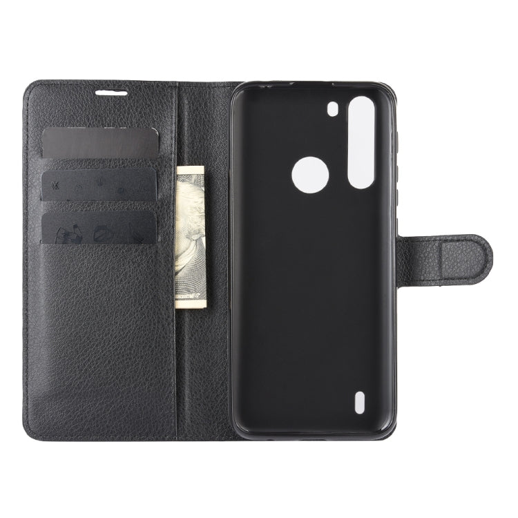 For Motorola One Fusion Litchi Texture Horizontal Flip Protective Case with Holder & Card Slots & Wallet
