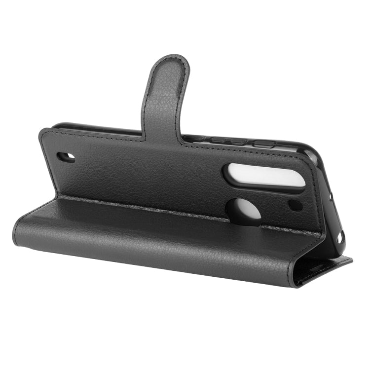 For Motorola One Fusion Litchi Texture Horizontal Flip Protective Case with Holder & Card Slots & Wallet