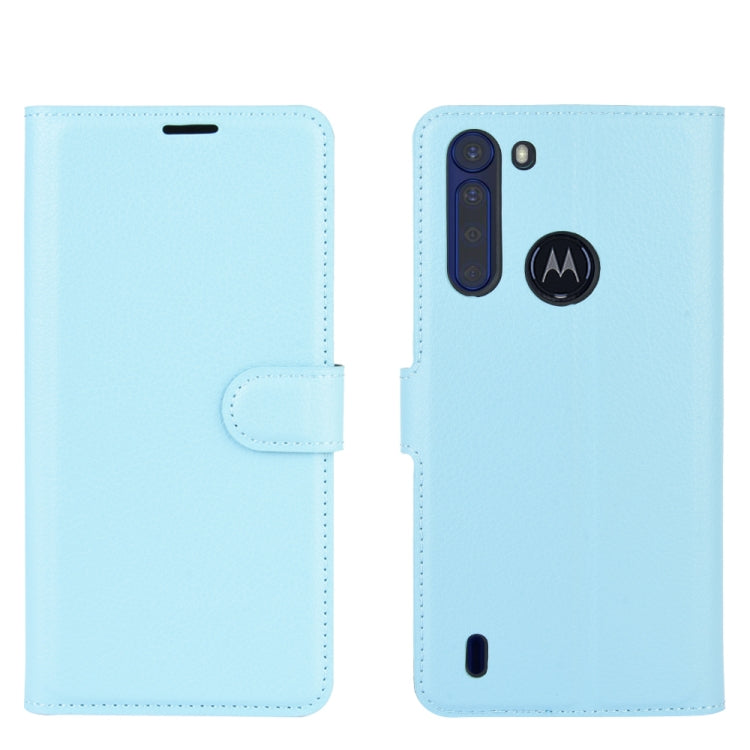 For Motorola One Fusion Litchi Texture Horizontal Flip Protective Case with Holder & Card Slots & Wallet