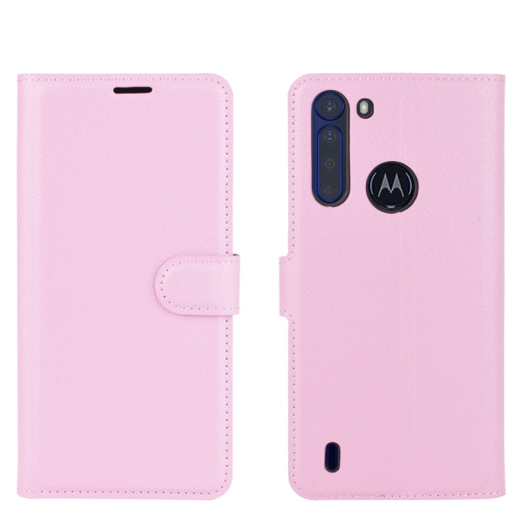 For Motorola One Fusion Litchi Texture Horizontal Flip Protective Case with Holder & Card Slots & Wallet
