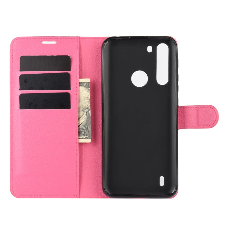 For Motorola One Fusion Litchi Texture Horizontal Flip Protective Case with Holder & Card Slots & Wallet