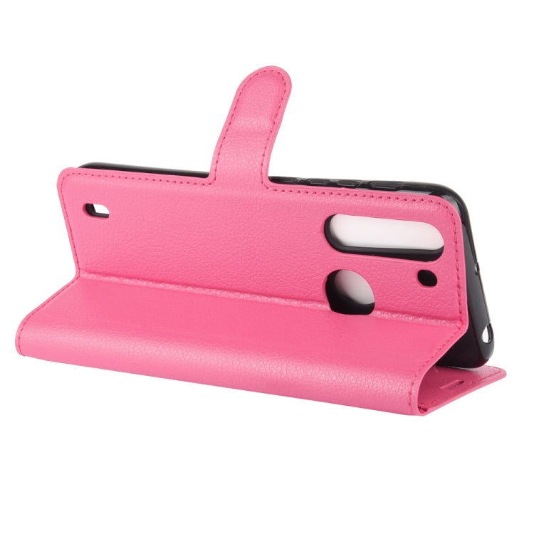 For Motorola One Fusion Litchi Texture Horizontal Flip Protective Case with Holder & Card Slots & Wallet