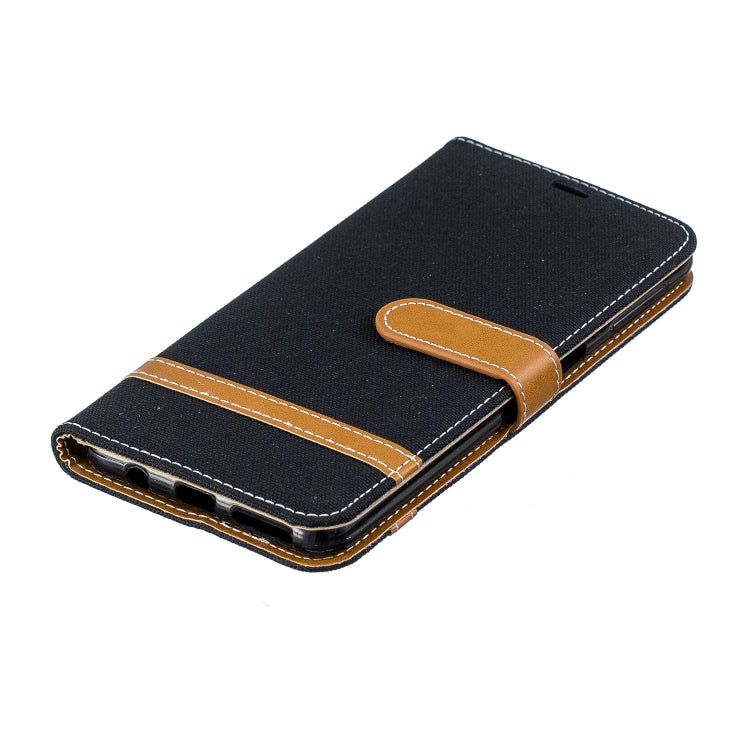 Color Matching Denim Texture Leather Case for Galaxy  A7 / A750 , with Holder & Card Slots & Wallet & Lanyard