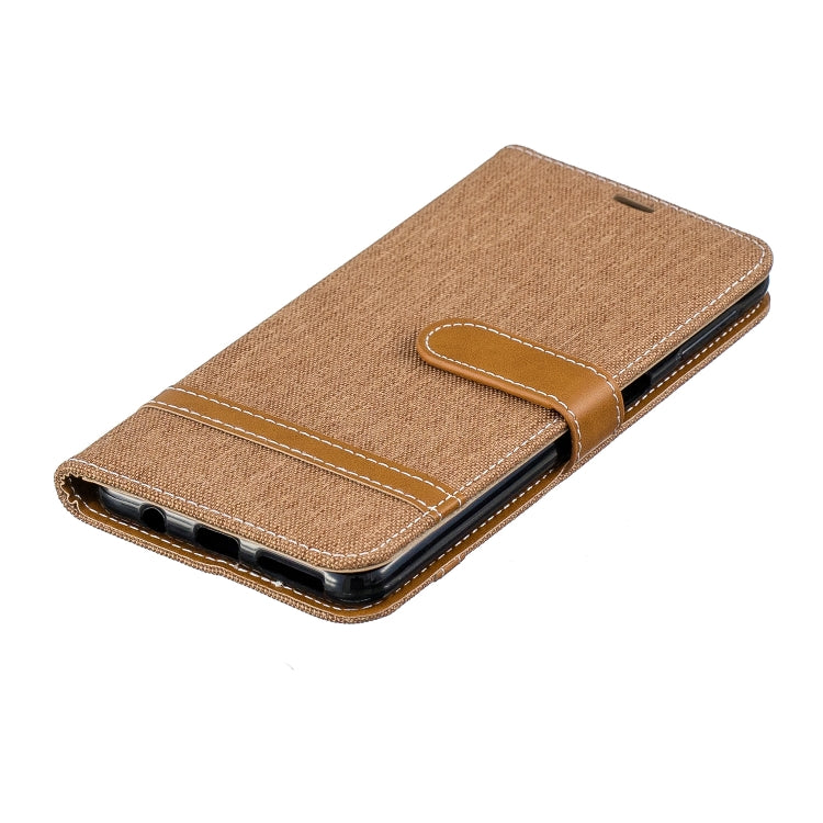 Color Matching Denim Texture Leather Case for Galaxy  A7 / A750 , with Holder & Card Slots & Wallet & Lanyard