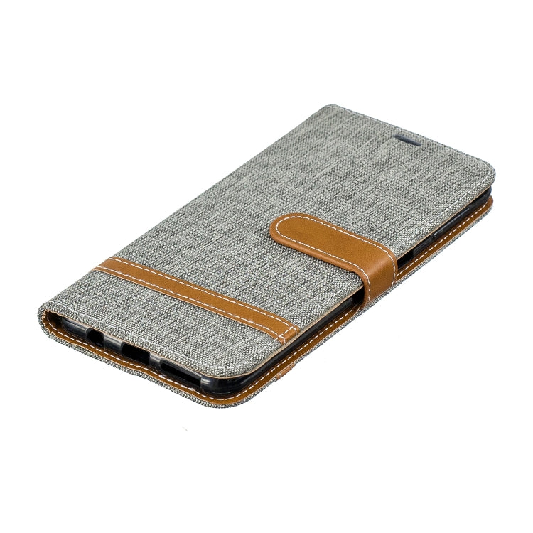 Color Matching Denim Texture Leather Case for Galaxy  A7 / A750 , with Holder & Card Slots & Wallet & Lanyard