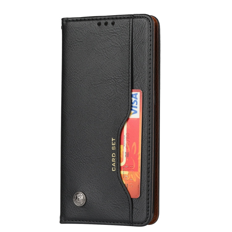 For Samsung Galaxy A21s Knead Skin Texture Horizontal Flip Leather Case with Photo Frame & Holder & Card Slots & Wallet