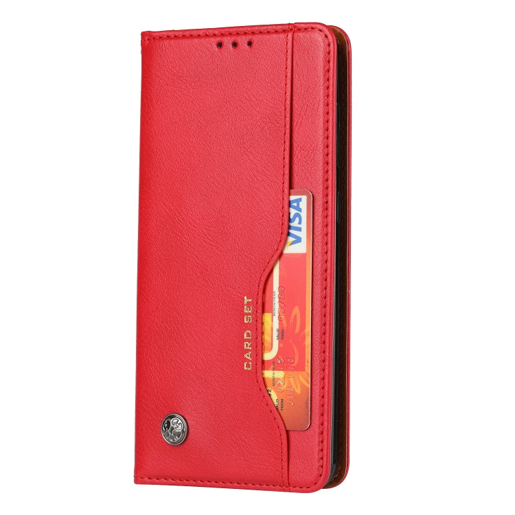 For Samsung Galaxy A21s Knead Skin Texture Horizontal Flip Leather Case with Photo Frame & Holder & Card Slots & Wallet