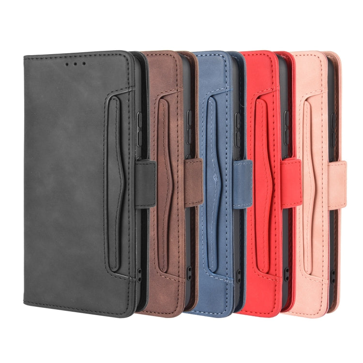 For OPPO Realme C11 Wallet Style Skin Feel Calf Pattern Leather Case with Separate Card Slot