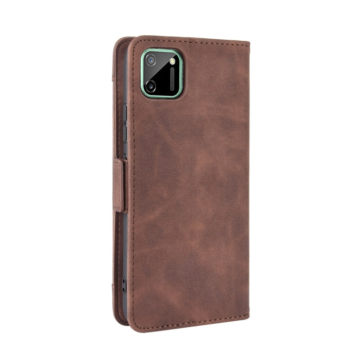 For OPPO Realme C11 Wallet Style Skin Feel Calf Pattern Leather Case with Separate Card Slot