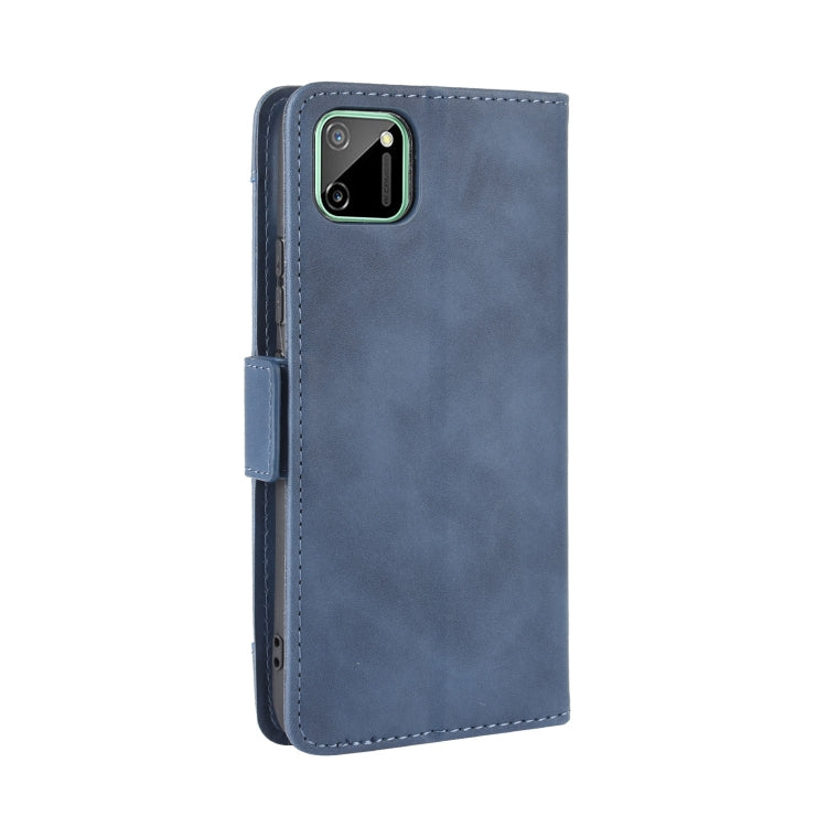 For OPPO Realme C11 Wallet Style Skin Feel Calf Pattern Leather Case with Separate Card Slot