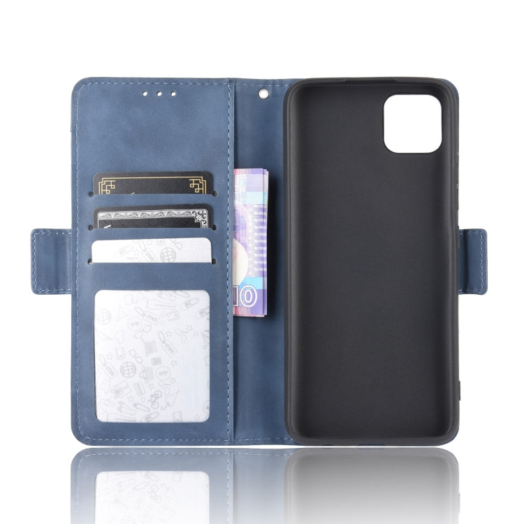 For OPPO Realme C11 Wallet Style Skin Feel Calf Pattern Leather Case with Separate Card Slot