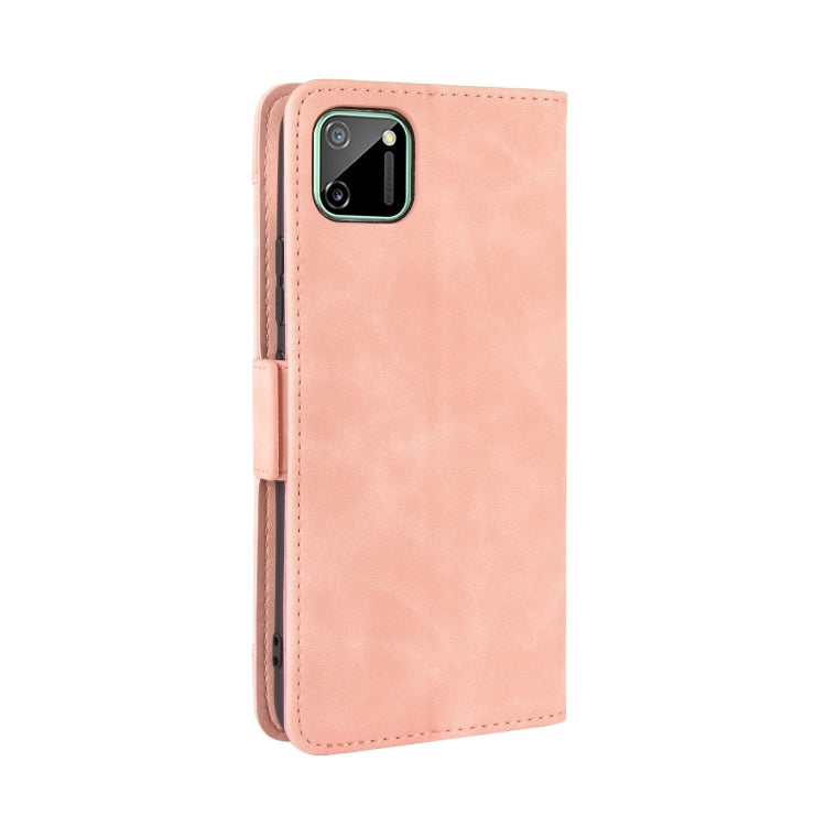 For OPPO Realme C11 Wallet Style Skin Feel Calf Pattern Leather Case with Separate Card Slot
