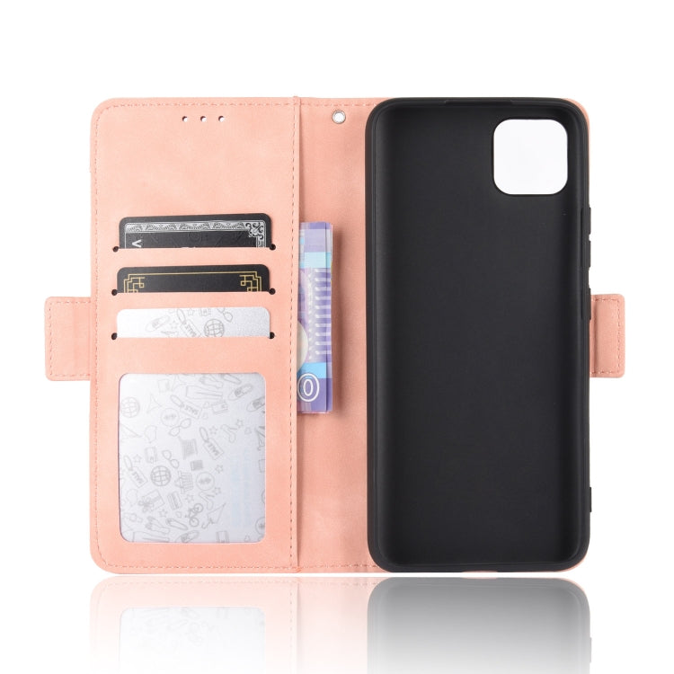 For OPPO Realme C11 Wallet Style Skin Feel Calf Pattern Leather Case with Separate Card Slot