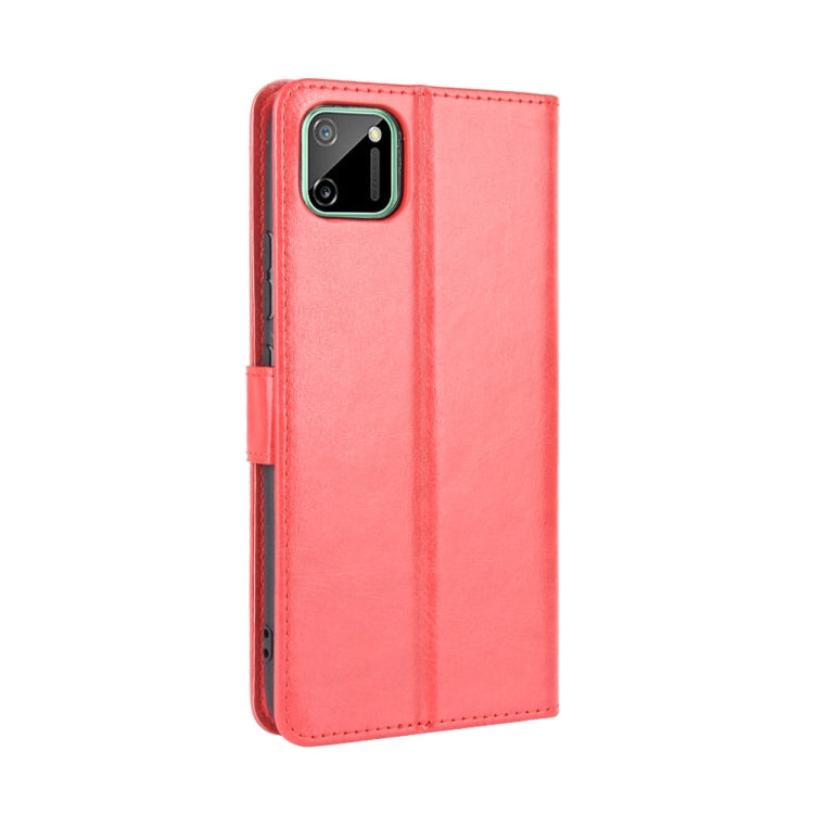 For OPPO Realme C11 Retro Crazy Horse Texture Horizontal Flip Leather Case with Holder & Card Slots & Photo Frame