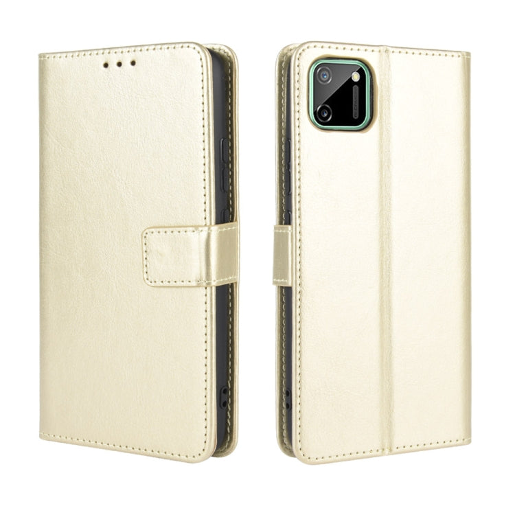 For OPPO Realme C11 Retro Crazy Horse Texture Horizontal Flip Leather Case with Holder & Card Slots & Photo Frame