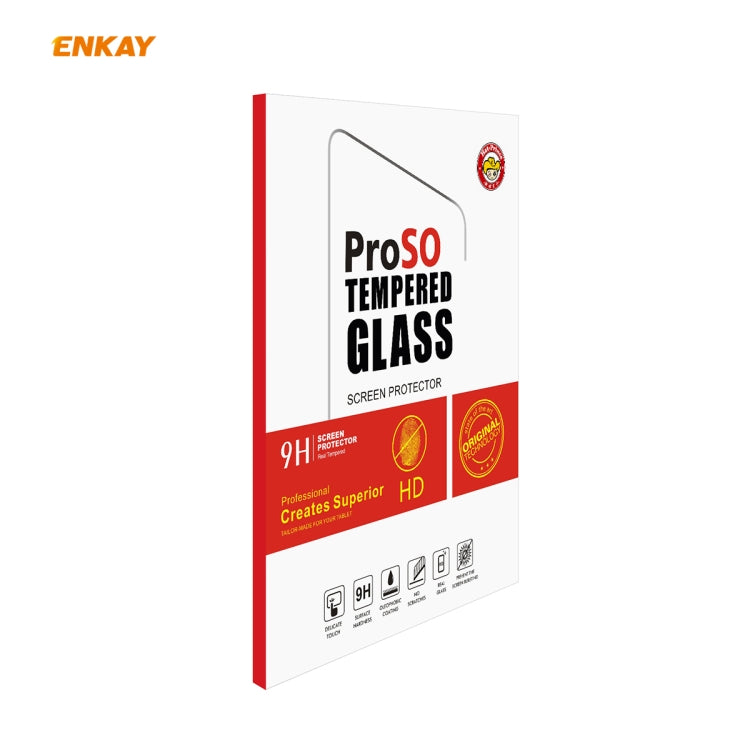 For Lenovo M10 Plus 10.3 ENKAY Hat-Prince 0.33mm 9H Surface Hardness 2.5D Explosion-proof Tempered Glass Screen Protector