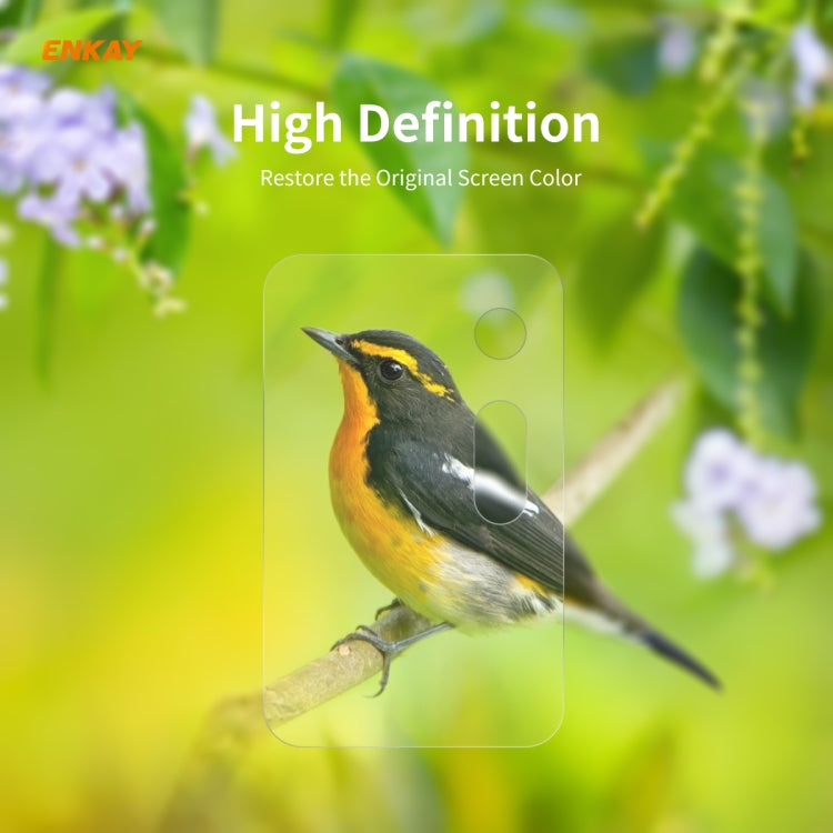 For Samsung Galaxy Note20 Ultra 2 PCS Hat-Prince ENKAY 0.2mm 9H 2.15D Round Edge Rear Camera Lens Tempered Glass Film Protector