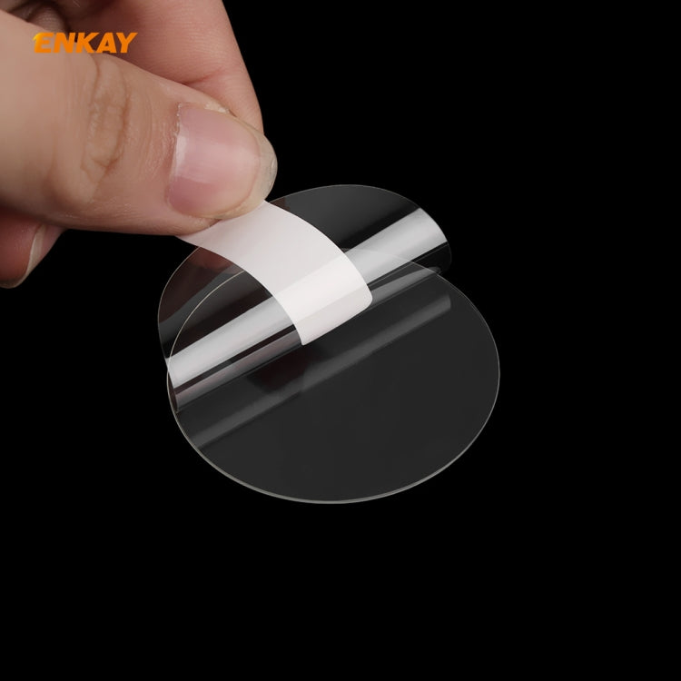 For Samsung Galaxy Watch 3 45mm ENKAY Hat-Prince 0.2mm 9H 2.15D Curved Edge Tempered Glass Screen Protector Watch Film