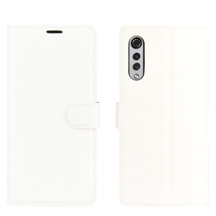 For LG Velvet Litchi Texture Horizontal Flip Protective Case with Holder & Card Slots & Wallet