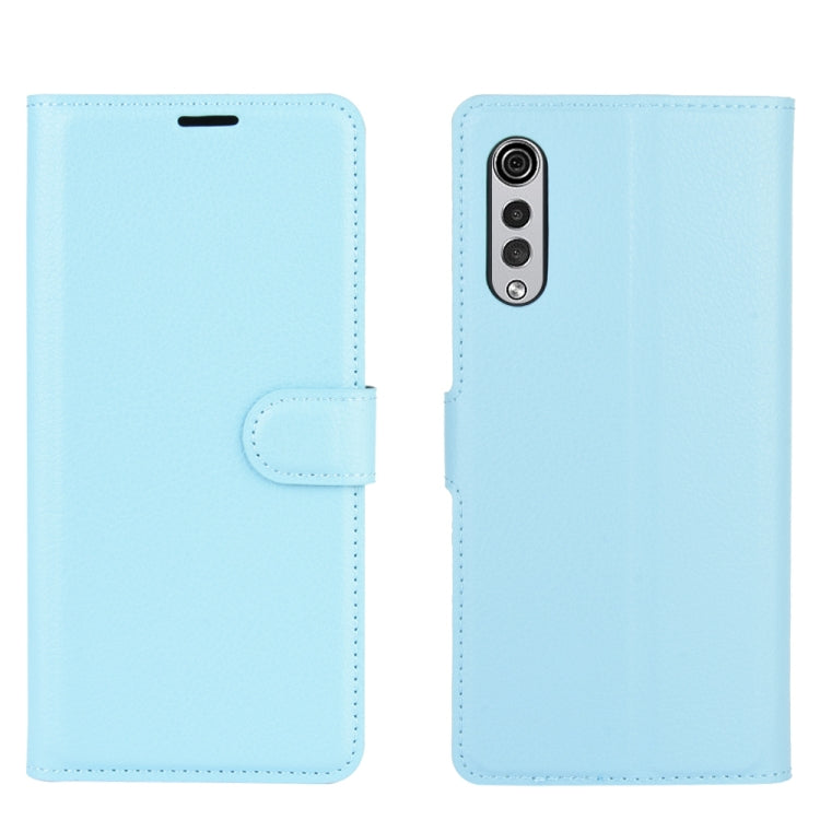 For LG Velvet Litchi Texture Horizontal Flip Protective Case with Holder & Card Slots & Wallet