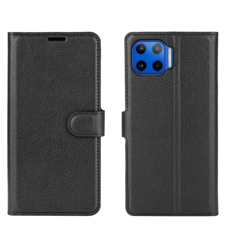For Motorola Moto G 5G Plus Litchi Texture Horizontal Flip Protective Case with Holder & Card Slots & Wallet