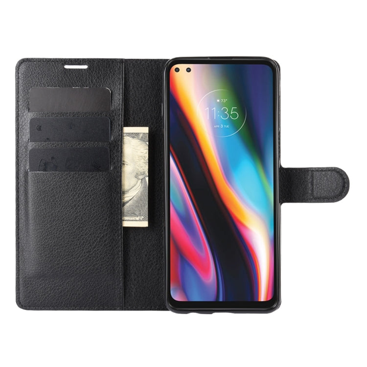 For Motorola Moto G 5G Plus Litchi Texture Horizontal Flip Protective Case with Holder & Card Slots & Wallet