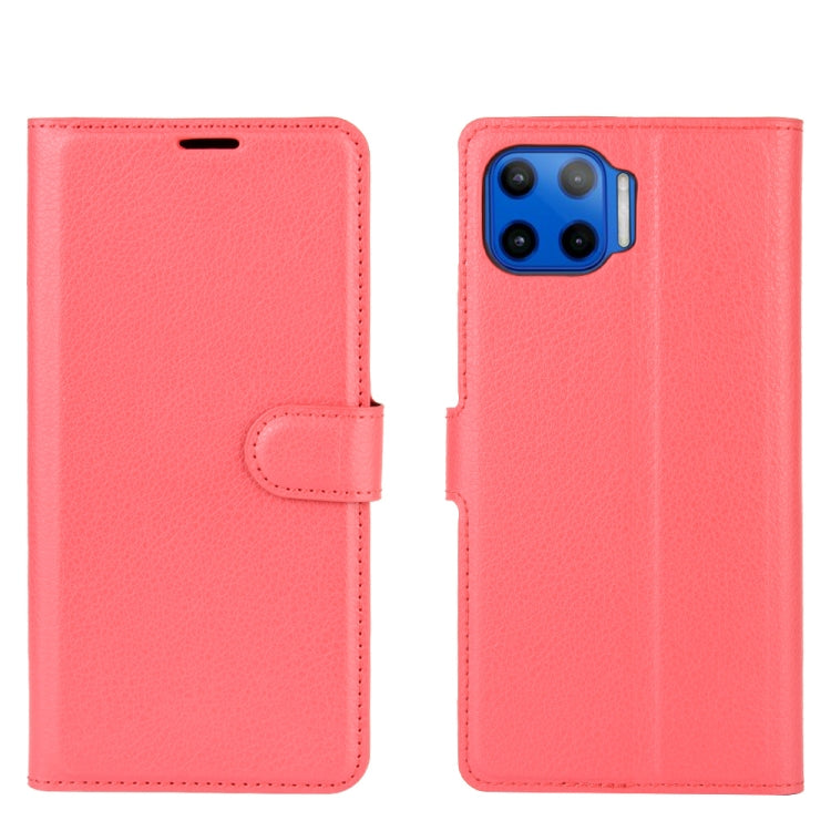 For Motorola Moto G 5G Plus Litchi Texture Horizontal Flip Protective Case with Holder & Card Slots & Wallet