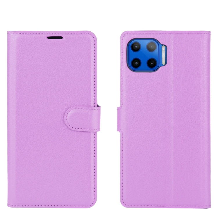 For Motorola Moto G 5G Plus Litchi Texture Horizontal Flip Protective Case with Holder & Card Slots & Wallet