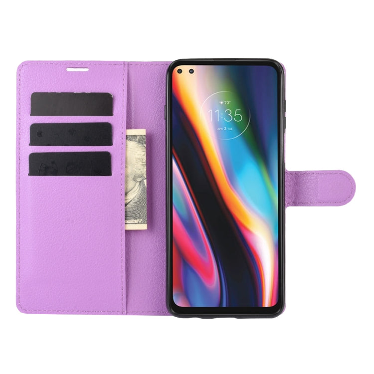 For Motorola Moto G 5G Plus Litchi Texture Horizontal Flip Protective Case with Holder & Card Slots & Wallet