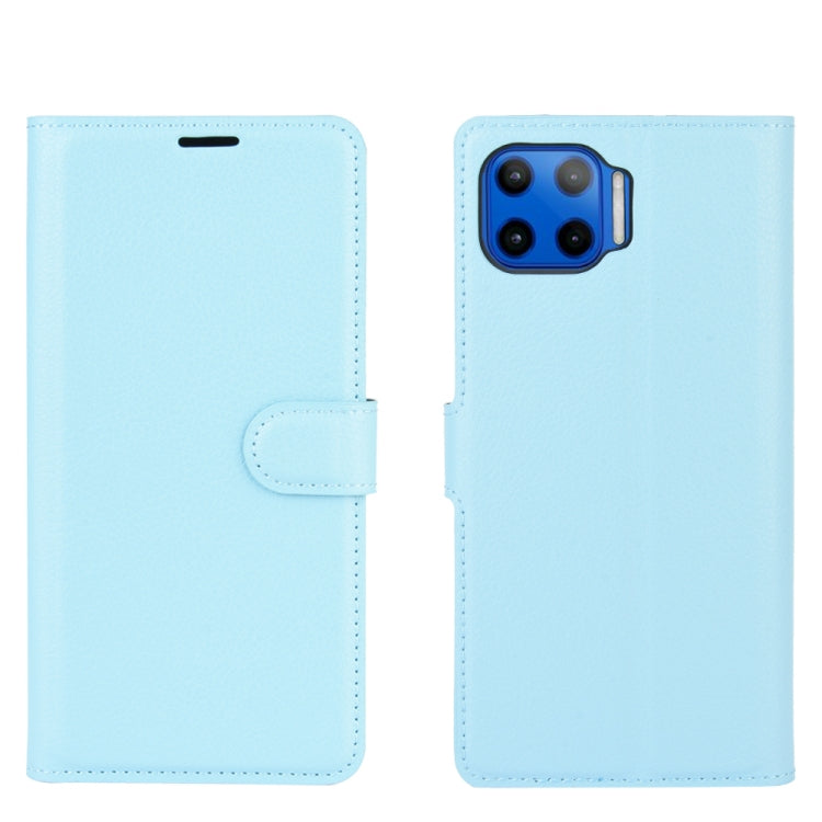 For Motorola Moto G 5G Plus Litchi Texture Horizontal Flip Protective Case with Holder & Card Slots & Wallet