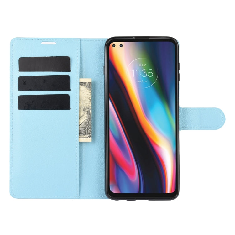 For Motorola Moto G 5G Plus Litchi Texture Horizontal Flip Protective Case with Holder & Card Slots & Wallet