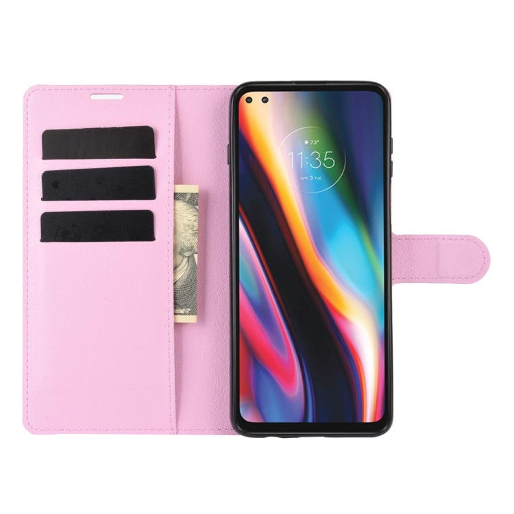 For Motorola Moto G 5G Plus Litchi Texture Horizontal Flip Protective Case with Holder & Card Slots & Wallet