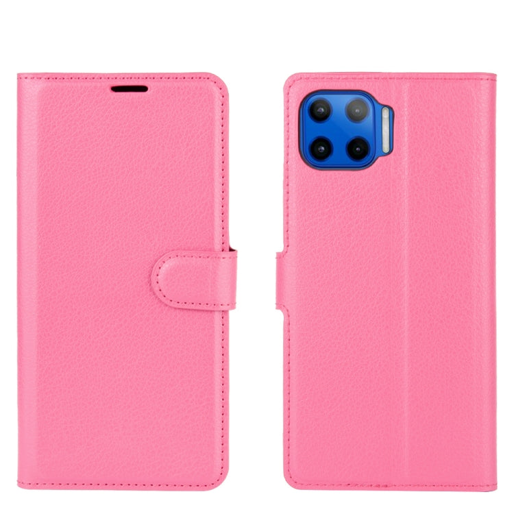 For Motorola Moto G 5G Plus Litchi Texture Horizontal Flip Protective Case with Holder & Card Slots & Wallet
