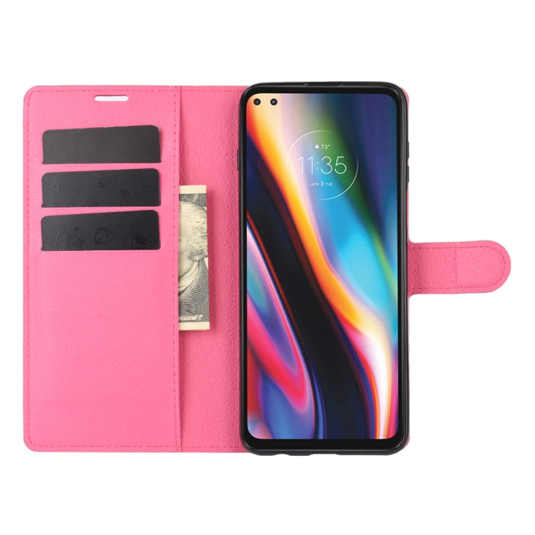 For Motorola Moto G 5G Plus Litchi Texture Horizontal Flip Protective Case with Holder & Card Slots & Wallet