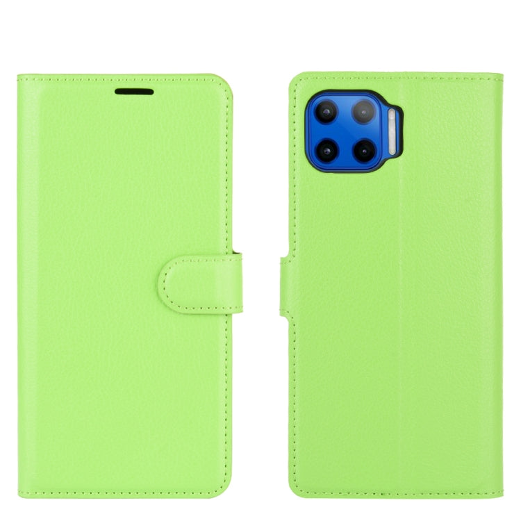 For Motorola Moto G 5G Plus Litchi Texture Horizontal Flip Protective Case with Holder & Card Slots & Wallet