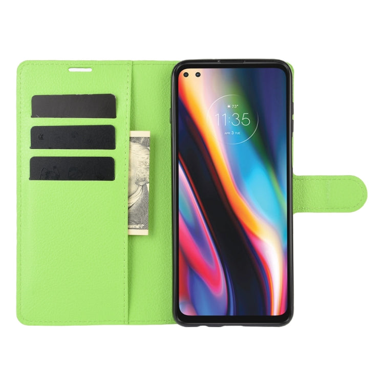 For Motorola Moto G 5G Plus Litchi Texture Horizontal Flip Protective Case with Holder & Card Slots & Wallet