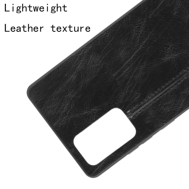 For Samsung Galaxy Note20 Shockproof Sewing Cow Pattern Skin PC + PU + TPU Case