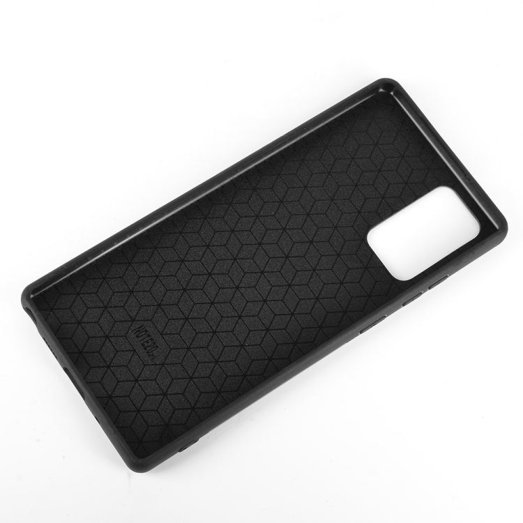 For Samsung Galaxy Note20 Shockproof Sewing Cow Pattern Skin PC + PU + TPU Case