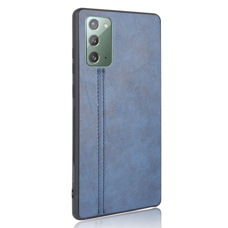 For Samsung Galaxy Note20 Shockproof Sewing Cow Pattern Skin PC + PU + TPU Case