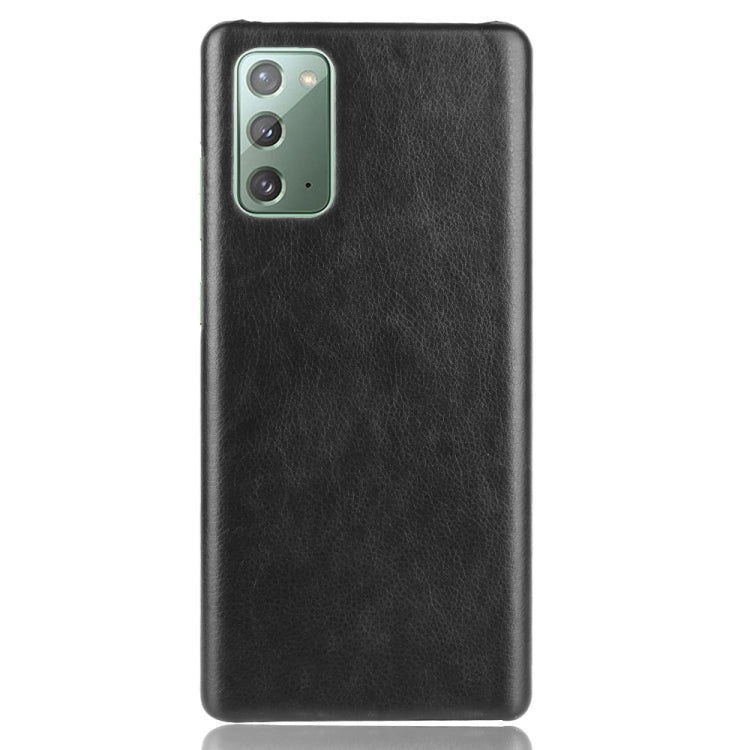 For Samsung Galaxy Note20 Shockproof Litchi Texture PC + PU Case