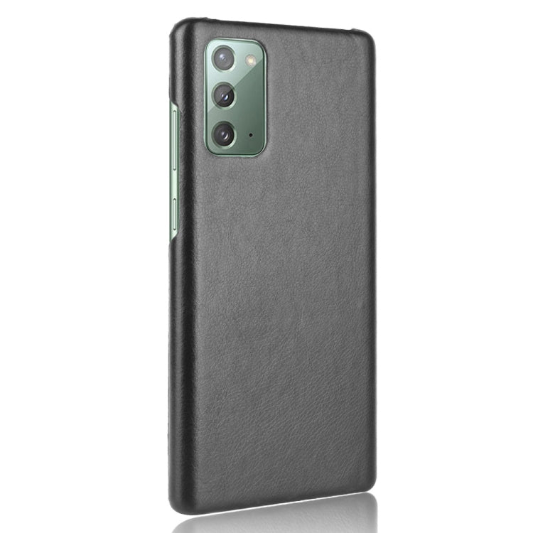 For Samsung Galaxy Note20 Shockproof Litchi Texture PC + PU Case