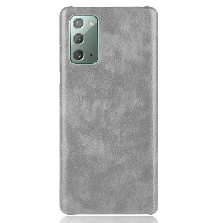 For Samsung Galaxy Note20 Shockproof Litchi Texture PC + PU Case