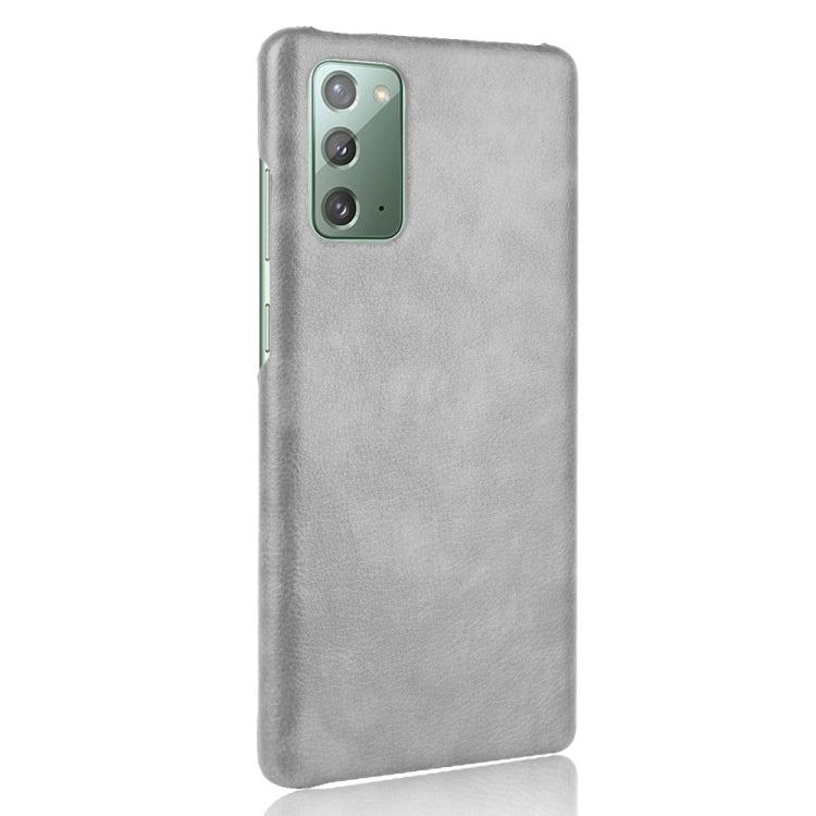 For Samsung Galaxy Note20 Shockproof Litchi Texture PC + PU Case