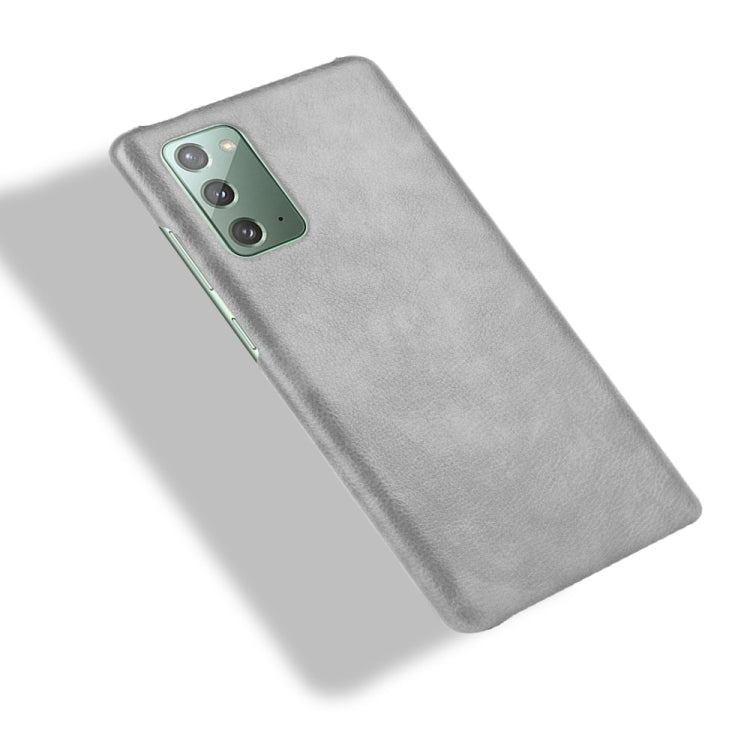 For Samsung Galaxy Note20 Shockproof Litchi Texture PC + PU Case