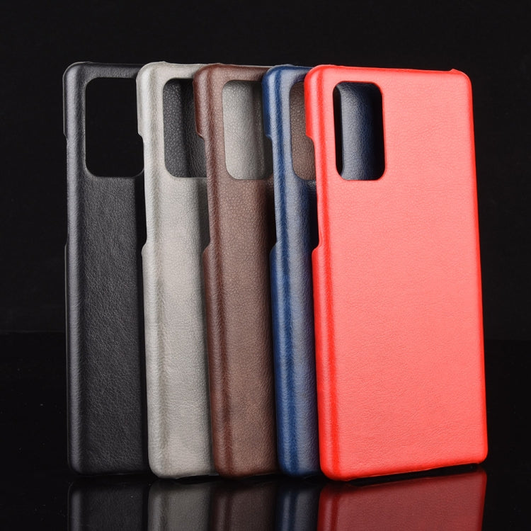 For Samsung Galaxy Note20 Shockproof Litchi Texture PC + PU Case