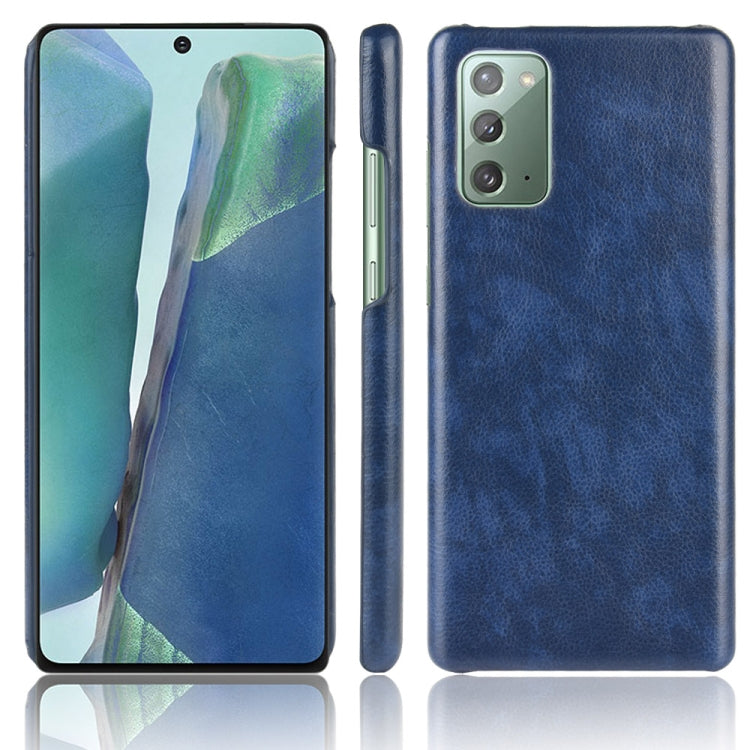 For Samsung Galaxy Note20 Shockproof Litchi Texture PC + PU Case