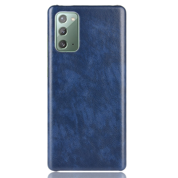 For Samsung Galaxy Note20 Shockproof Litchi Texture PC + PU Case
